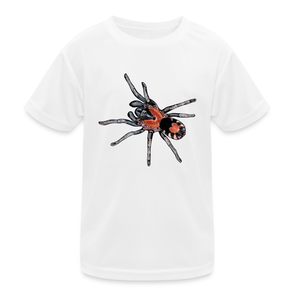 Kinder Funktions-T-Shirt Cyriocosmus elegans - weiß