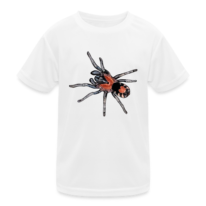 Kinder Funktions-T-Shirt Cyriocosmus elegans - weiß