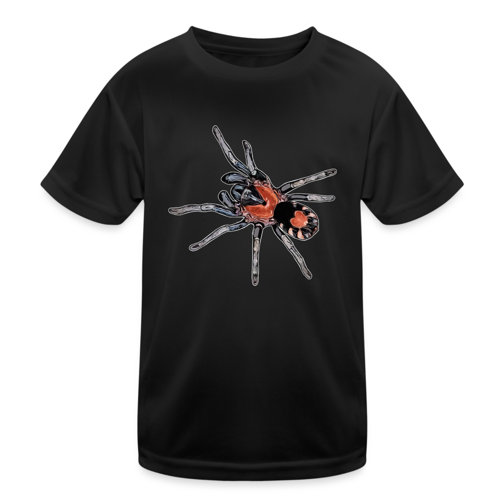 Kinder Funktions-T-Shirt Cyriocosmus elegans - Schwarz