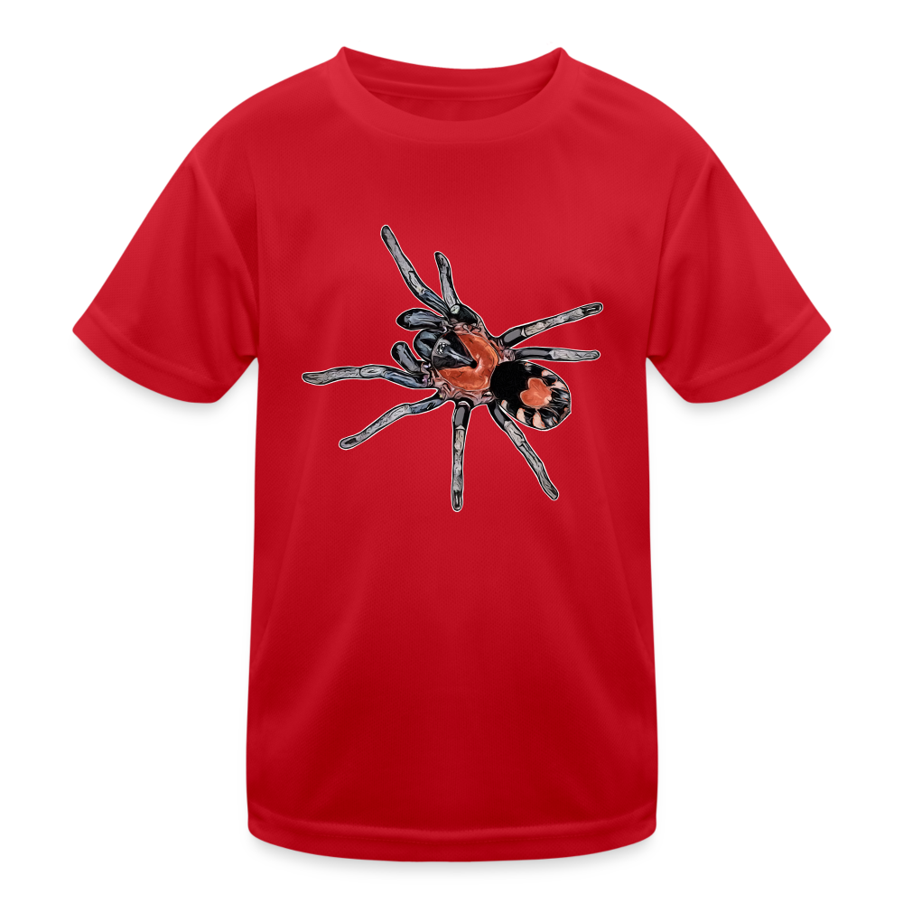 Kinder Funktions-T-Shirt Cyriocosmus elegans - Rot