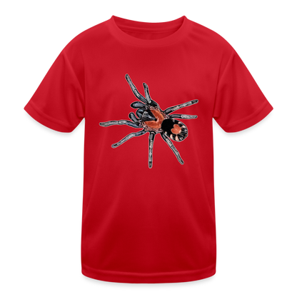 Kinder Funktions-T-Shirt Cyriocosmus elegans - Rot