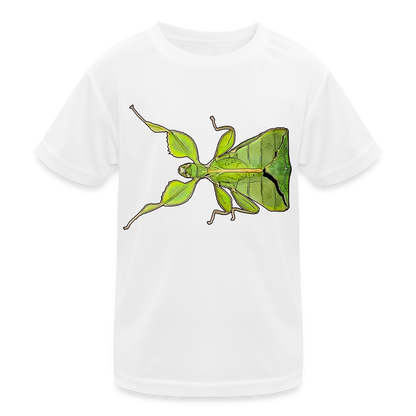 Kinder Funktions-T-Shirt Phyllium philippinicum female - weiß