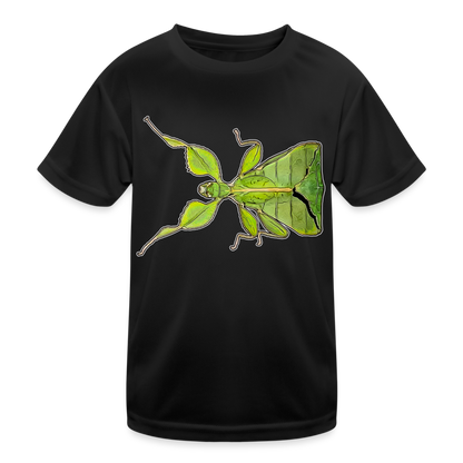 Kinder Funktions-T-Shirt Phyllium philippinicum female - Schwarz