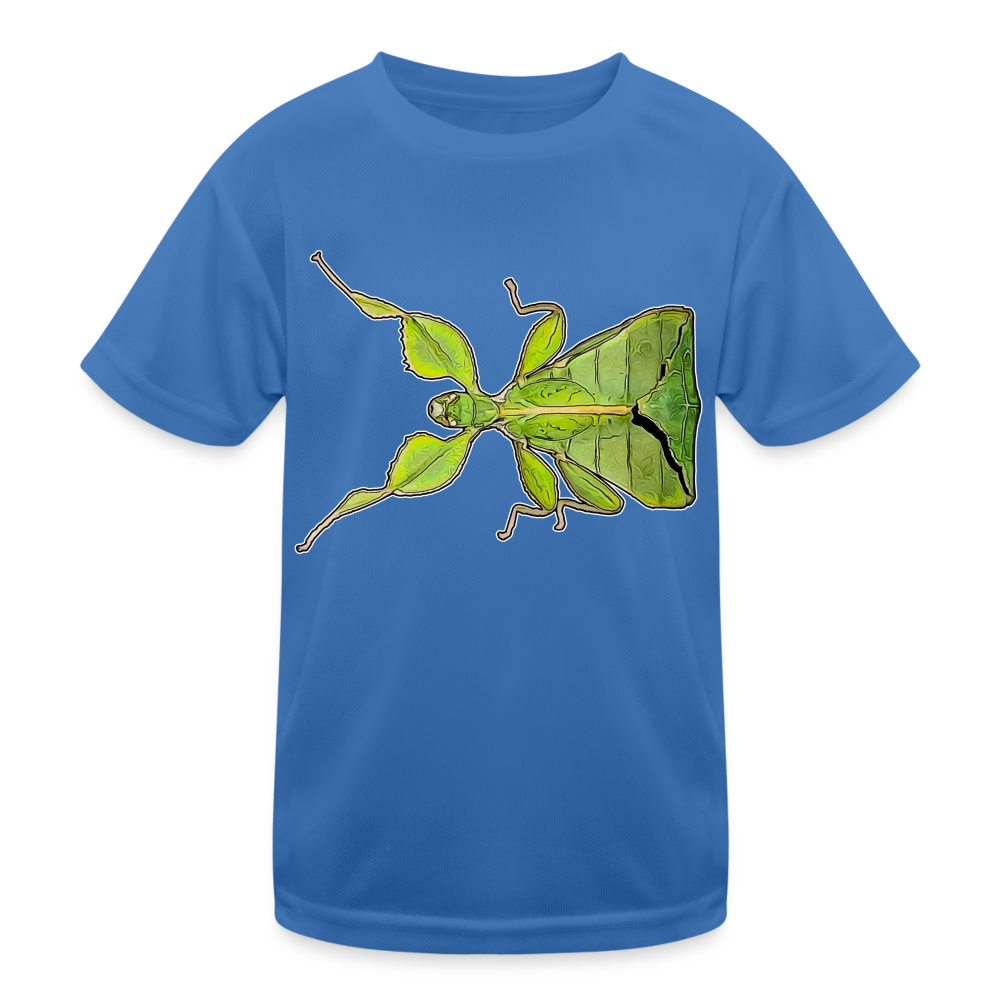 Kinder Funktions-T-Shirt Phyllium philippinicum female - Königsblau