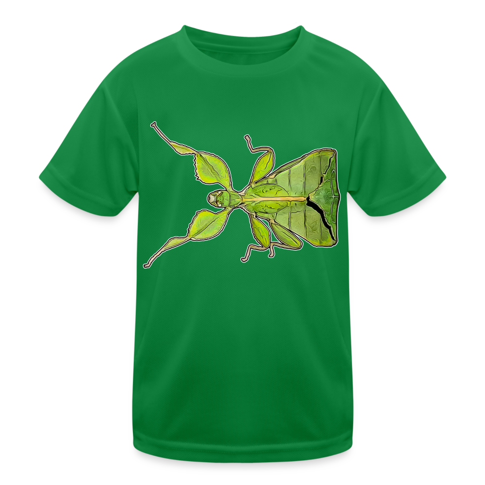 Kinder Funktions-T-Shirt Phyllium philippinicum female - Kelly Green