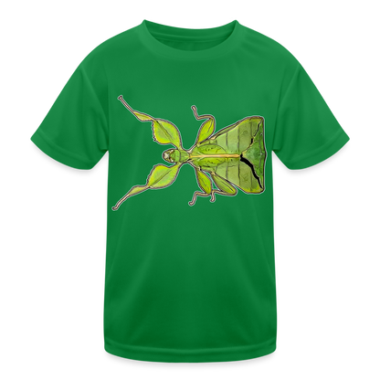 Kinder Funktions-T-Shirt Phyllium philippinicum female - Kelly Green
