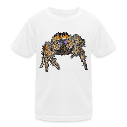 Kinder Funktions-T-Shirt Phidippus regius Everglades female - weiß