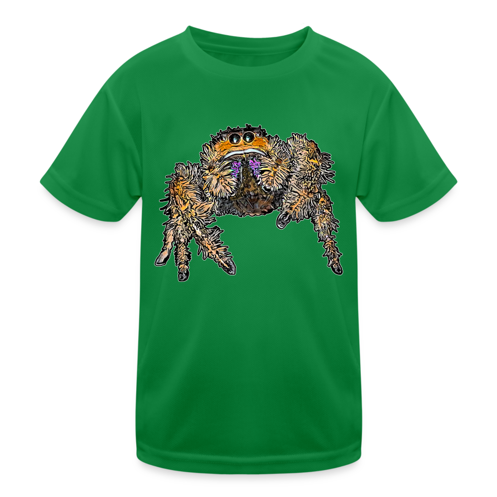 Kinder Funktions-T-Shirt Phidippus regius Everglades female - Kelly Green