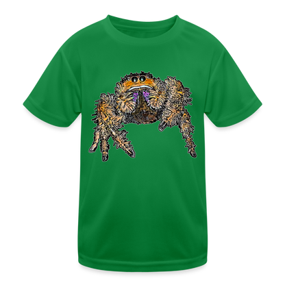 Kinder Funktions-T-Shirt Phidippus regius Everglades female - Kelly Green