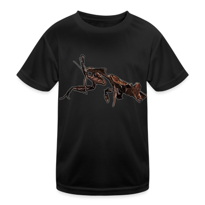Kinder Funktions-T-Shirt Phyllocrania paradoxa female 2 - Schwarz
