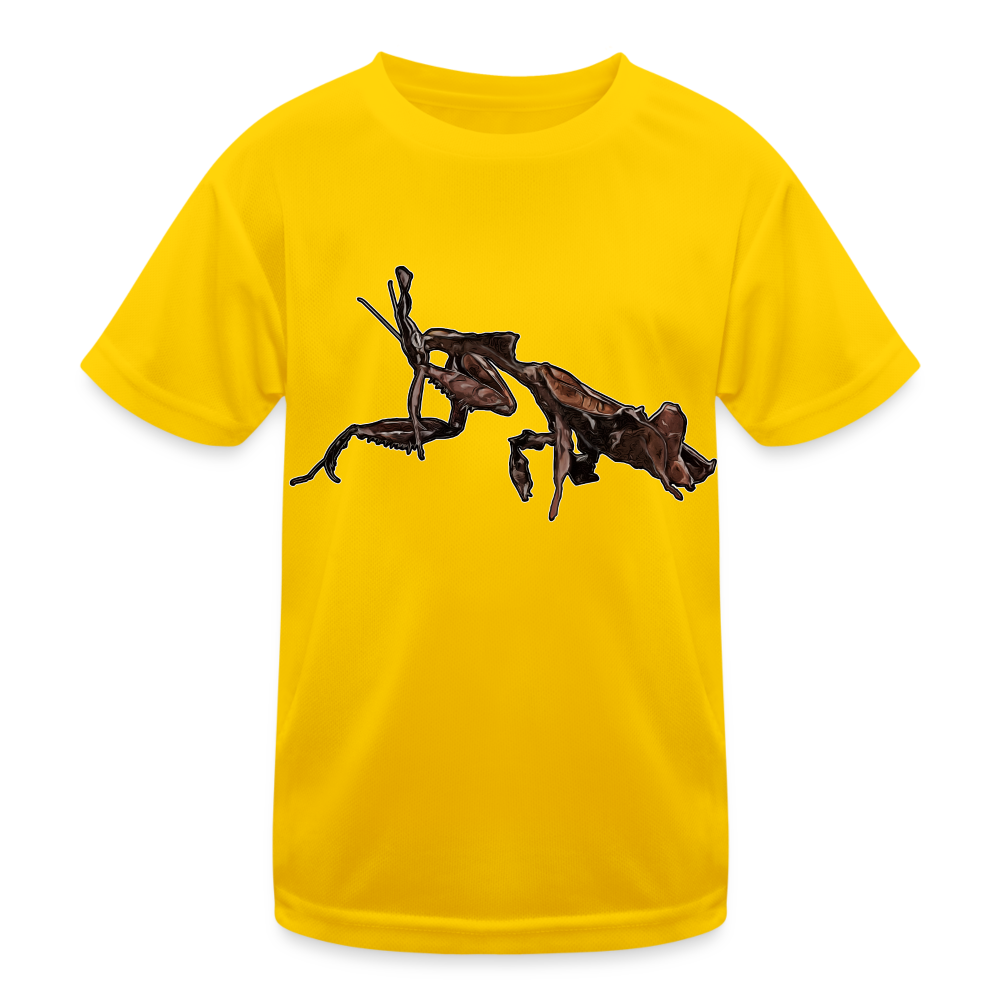 Kinder Funktions-T-Shirt Phyllocrania paradoxa female 2 - Eigelb