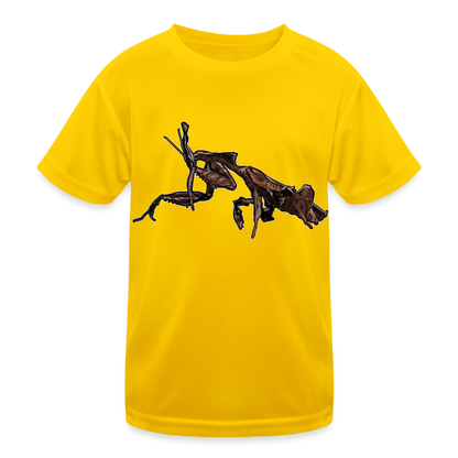 Kinder Funktions-T-Shirt Phyllocrania paradoxa female 2 - Eigelb