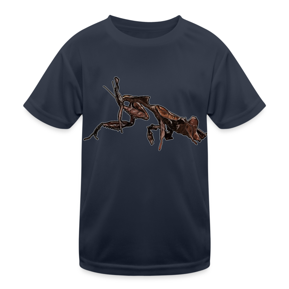 Kinder Funktions-T-Shirt Phyllocrania paradoxa female 2 - Navy