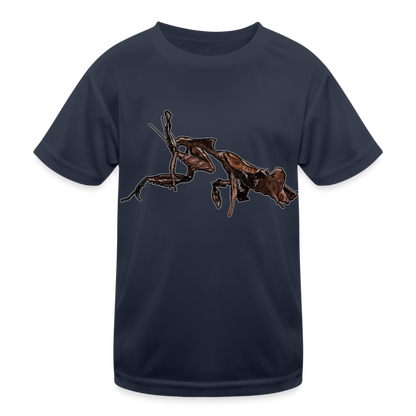 Kinder Funktions-T-Shirt Phyllocrania paradoxa female 2 - Navy