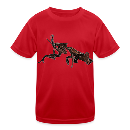 Kinder Funktions-T-Shirt Phyllocrania paradoxa female 2 - Rot