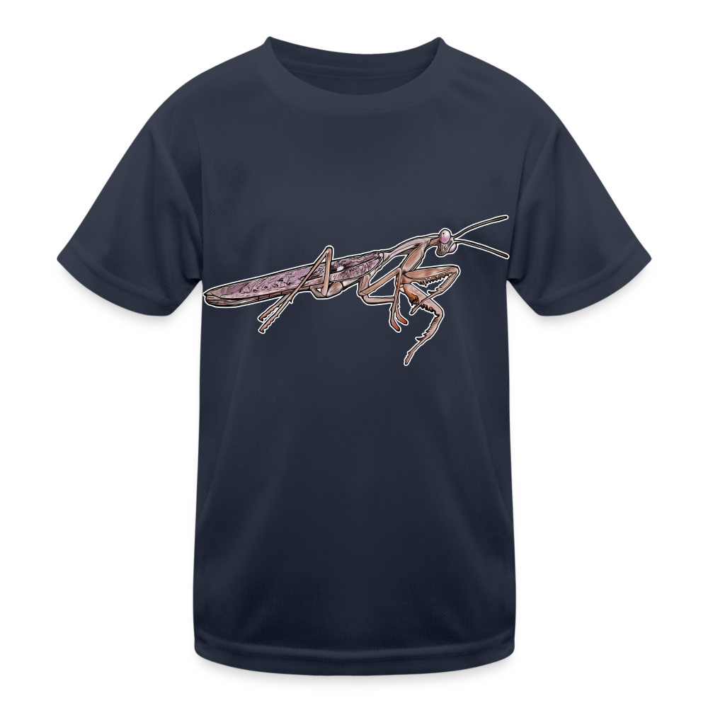 Kinder Funktions-T-Shirt Rhombodera kirbyi male - Navy