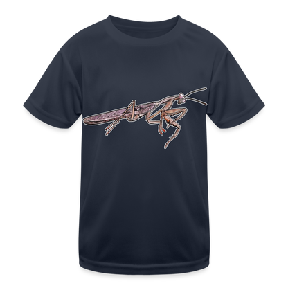 Kinder Funktions-T-Shirt Rhombodera kirbyi male - Navy