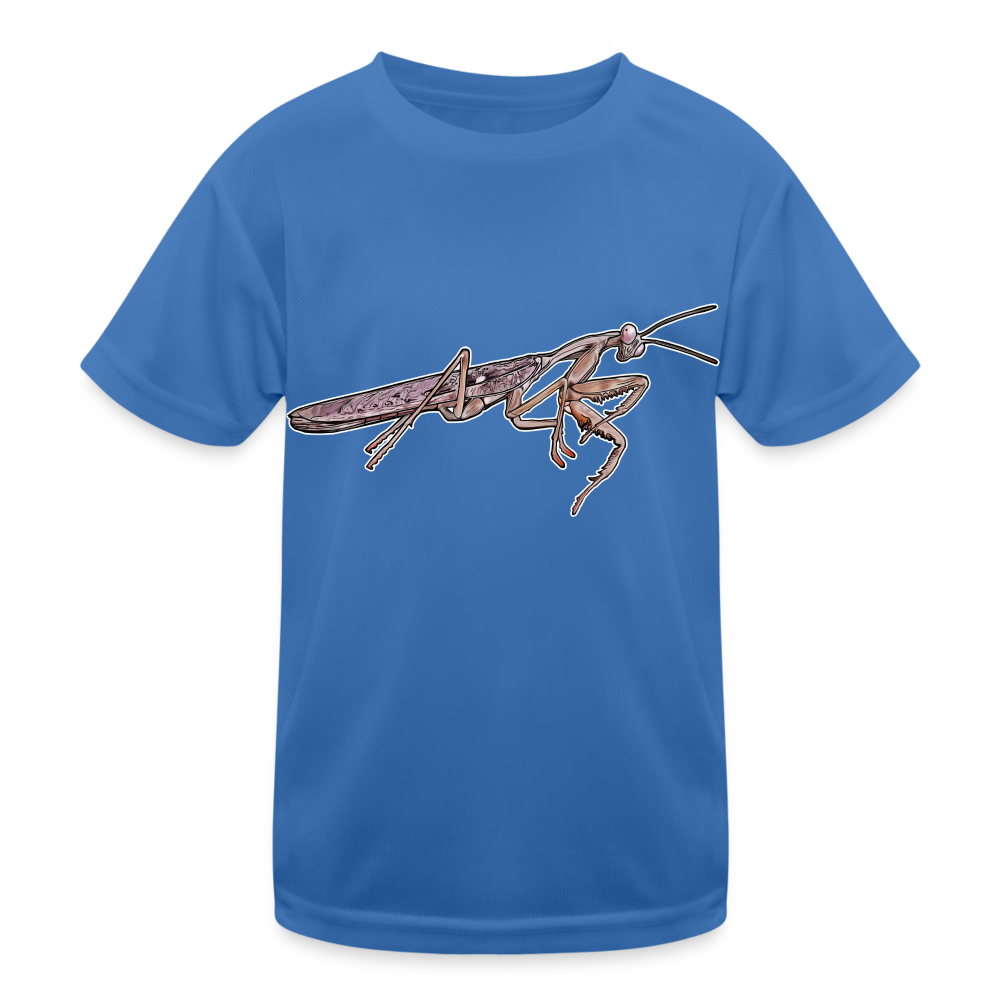 Kinder Funktions-T-Shirt Rhombodera kirbyi male - Königsblau