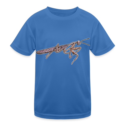 Kinder Funktions-T-Shirt Rhombodera kirbyi male - Königsblau