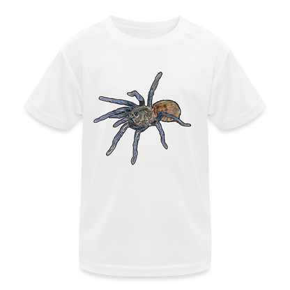 Kinder Funktions-T-Shirt Chromatopelma cyaneopubescens - weiß
