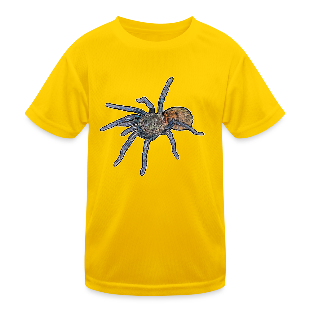 Kinder Funktions-T-Shirt Chromatopelma cyaneopubescens - Eigelb