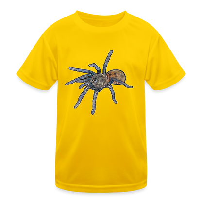 Kinder Funktions-T-Shirt Chromatopelma cyaneopubescens - Eigelb