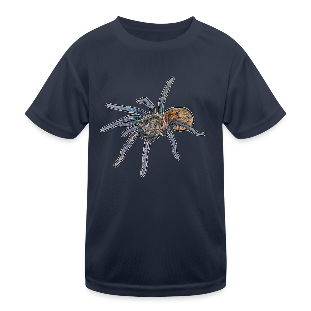 Kinder Funktions-T-Shirt Chromatopelma cyaneopubescens - Navy