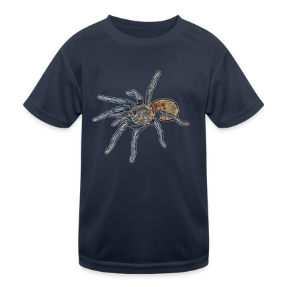 Kinder Funktions-T-Shirt Chromatopelma cyaneopubescens - Navy
