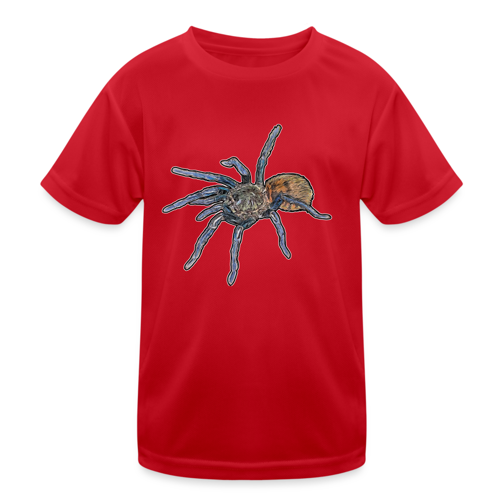 Kinder Funktions-T-Shirt Chromatopelma cyaneopubescens - Rot