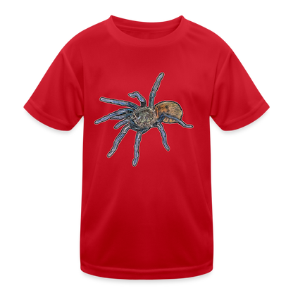 Kinder Funktions-T-Shirt Chromatopelma cyaneopubescens - Rot