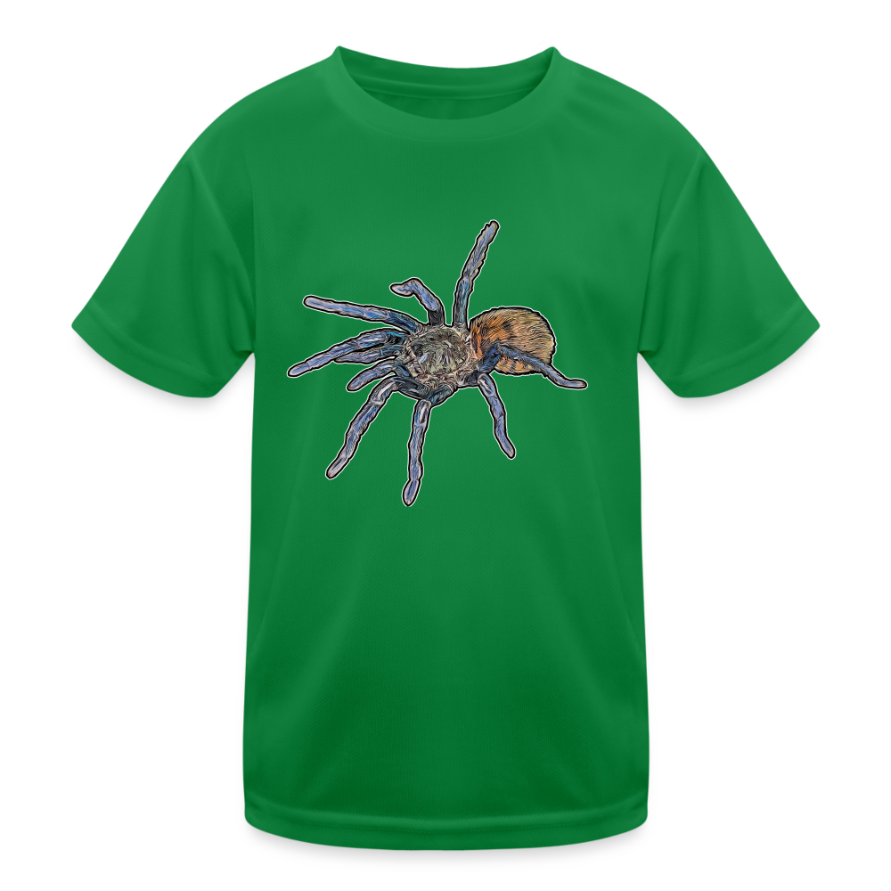 Kinder Funktions-T-Shirt Chromatopelma cyaneopubescens - Kelly Green