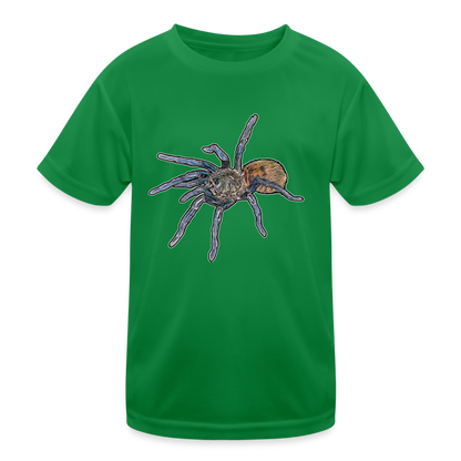 Kinder Funktions-T-Shirt Chromatopelma cyaneopubescens - Kelly Green