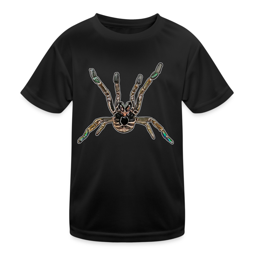 Kinder Funktions-T-Shirt Pterinochilus murinus tcf - Schwarz