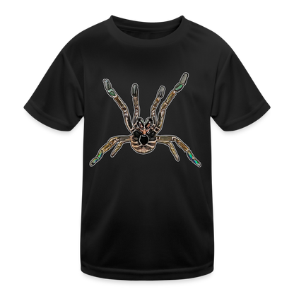 Kinder Funktions-T-Shirt Pterinochilus murinus tcf - Schwarz
