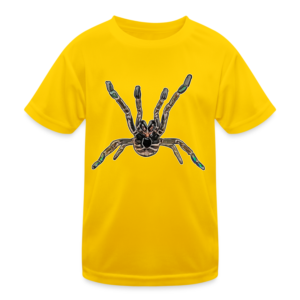 Kinder Funktions-T-Shirt Pterinochilus murinus tcf - Eigelb