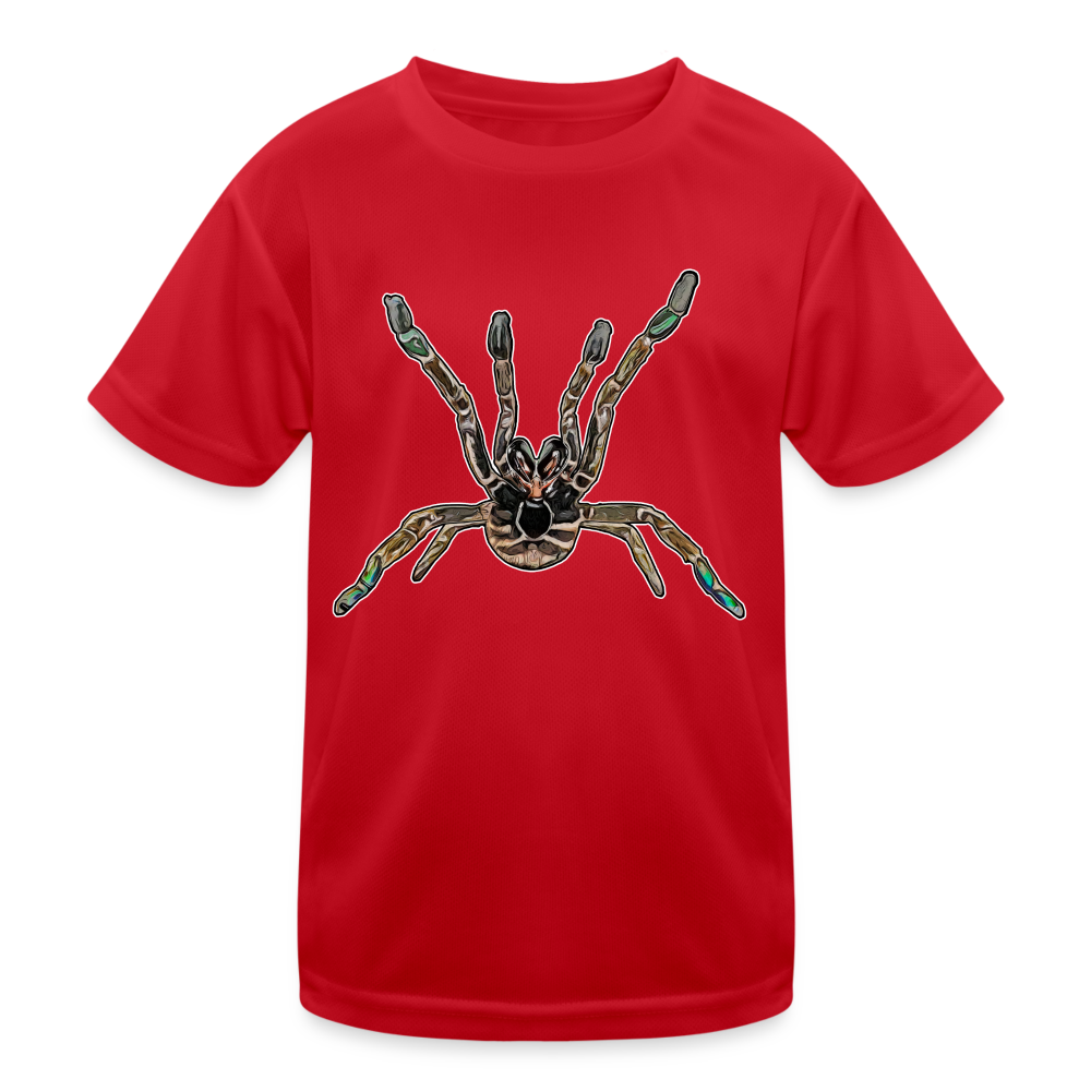 Kinder Funktions-T-Shirt Pterinochilus murinus tcf - Rot