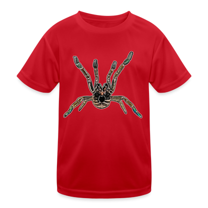 Kinder Funktions-T-Shirt Pterinochilus murinus tcf - Rot