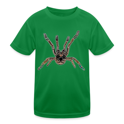 Kinder Funktions-T-Shirt Pterinochilus murinus tcf - Kelly Green