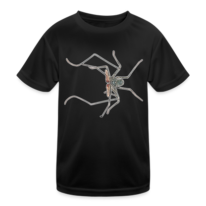 Kinder Funktions-T-Shirt Euphrynichus bacillifer - Schwarz