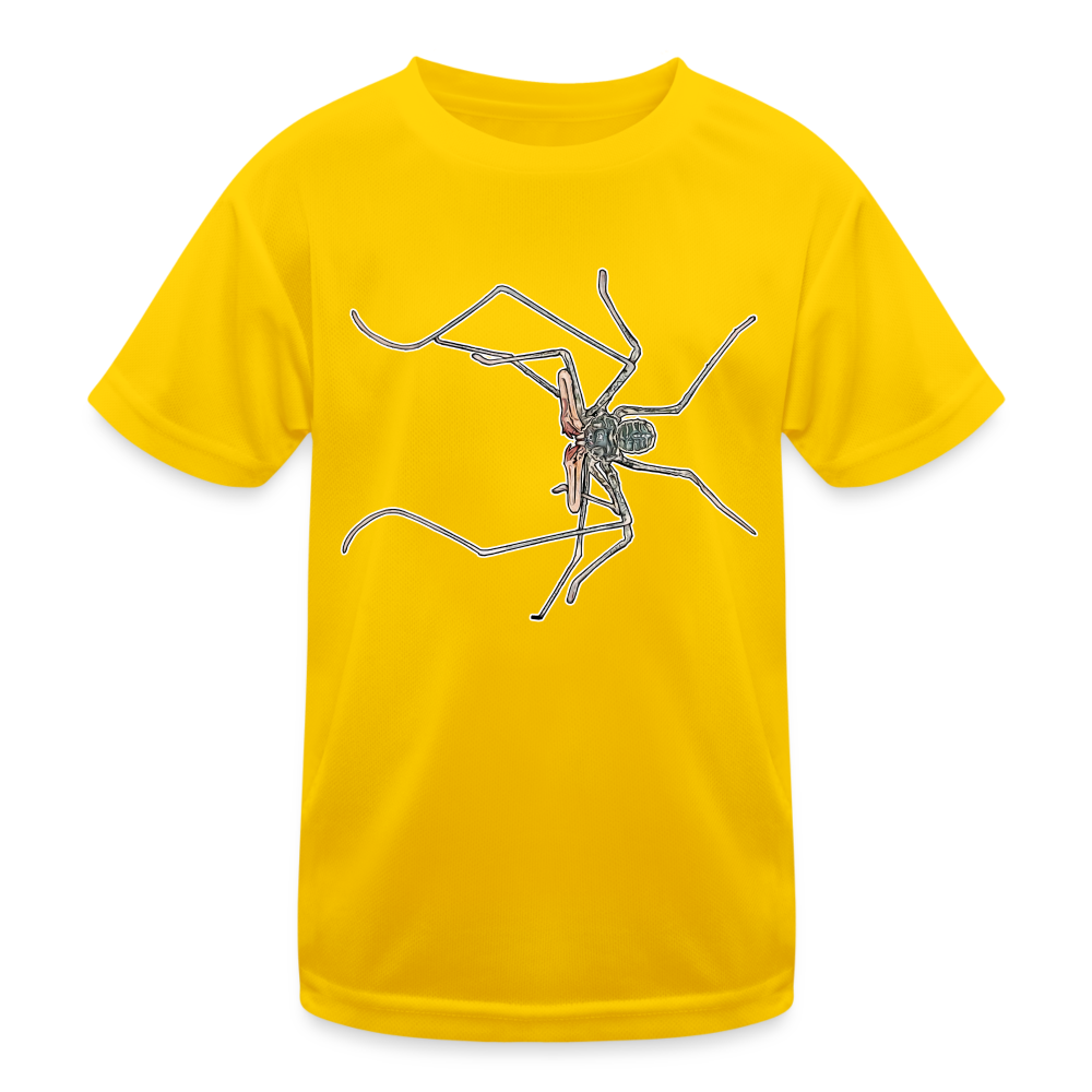 Kinder Funktions-T-Shirt Euphrynichus bacillifer - Eigelb