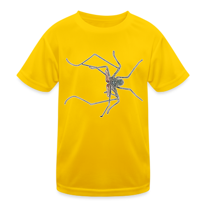 Kinder Funktions-T-Shirt Euphrynichus bacillifer - Eigelb