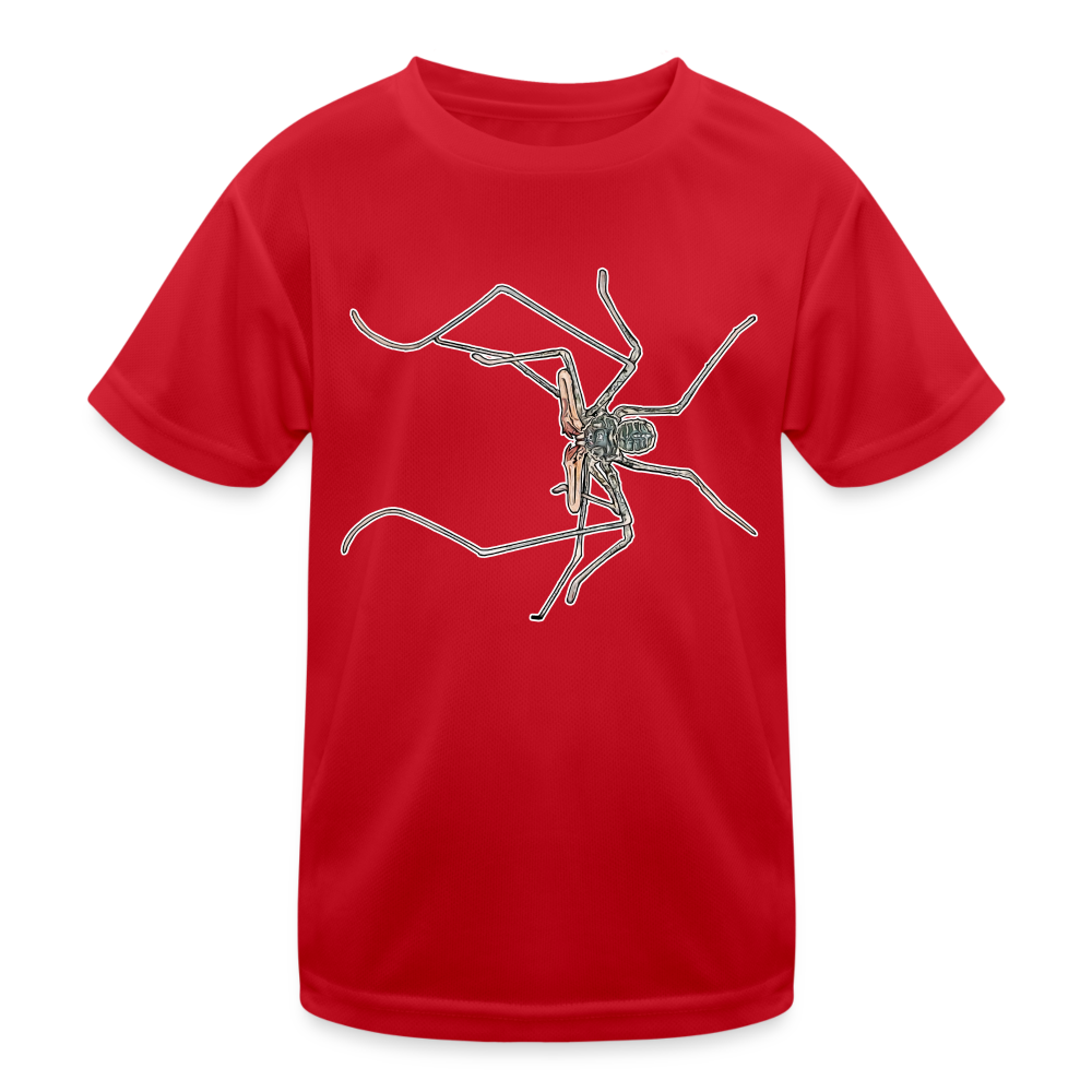 Kinder Funktions-T-Shirt Euphrynichus bacillifer - Rot