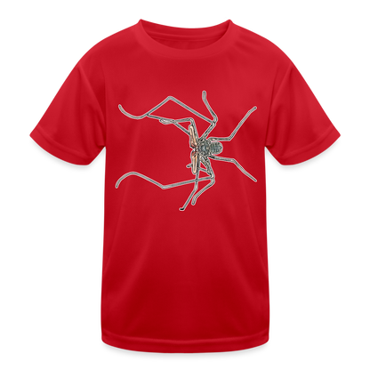 Kinder Funktions-T-Shirt Euphrynichus bacillifer - Rot