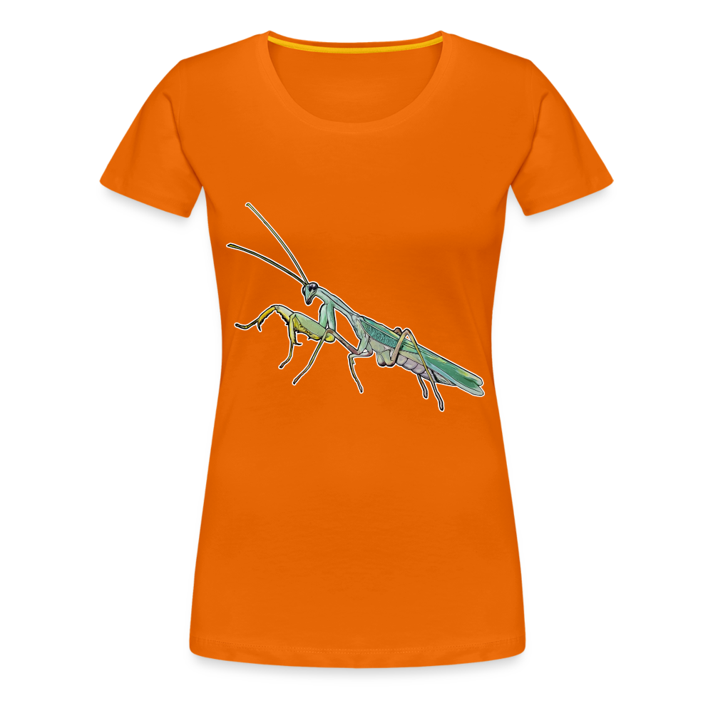 Frauen Basic T-Shirt Sphodromantis lineola male - Orange