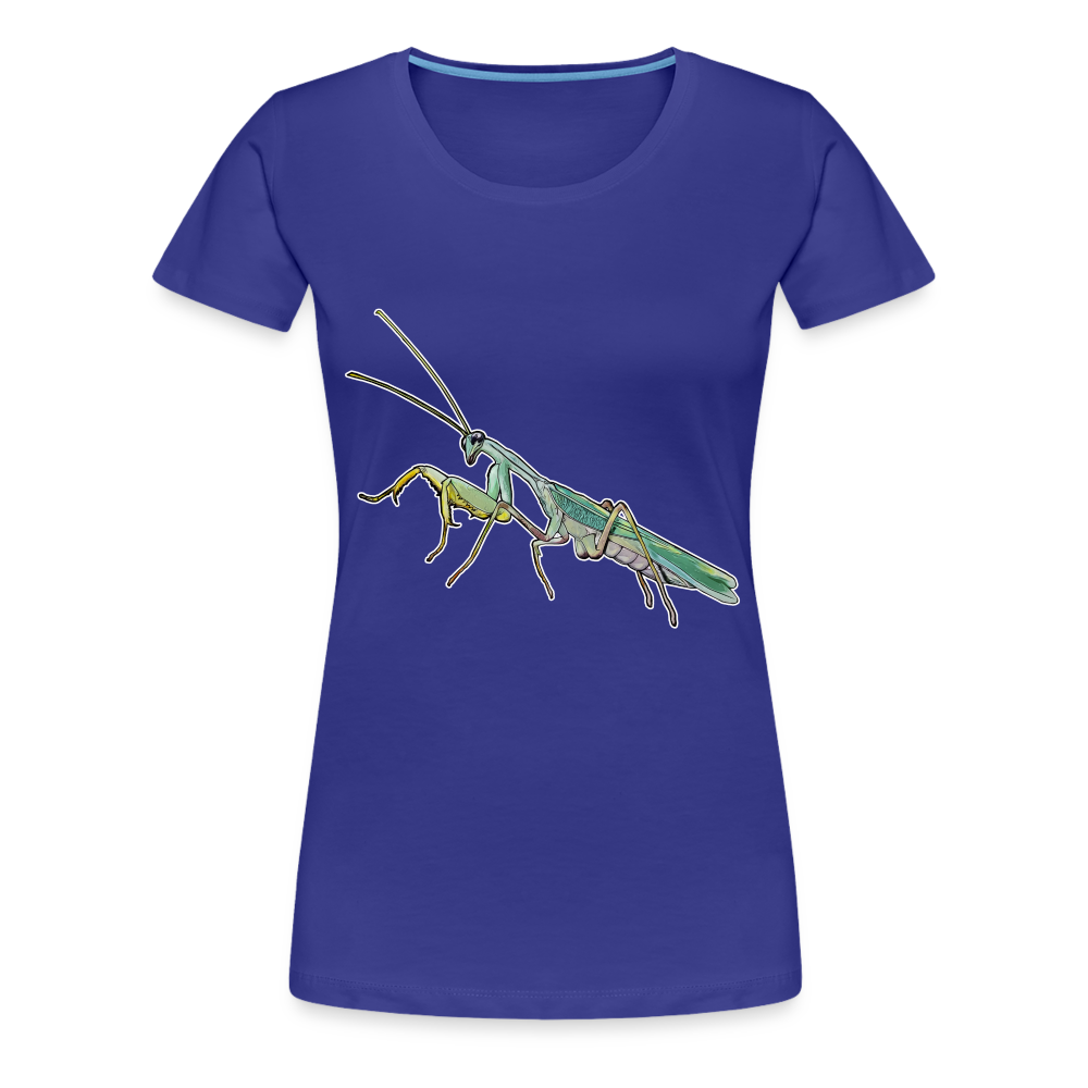Frauen Basic T-Shirt Sphodromantis lineola male - Königsblau