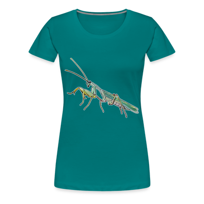 Frauen Basic T-Shirt Sphodromantis lineola male - Divablau