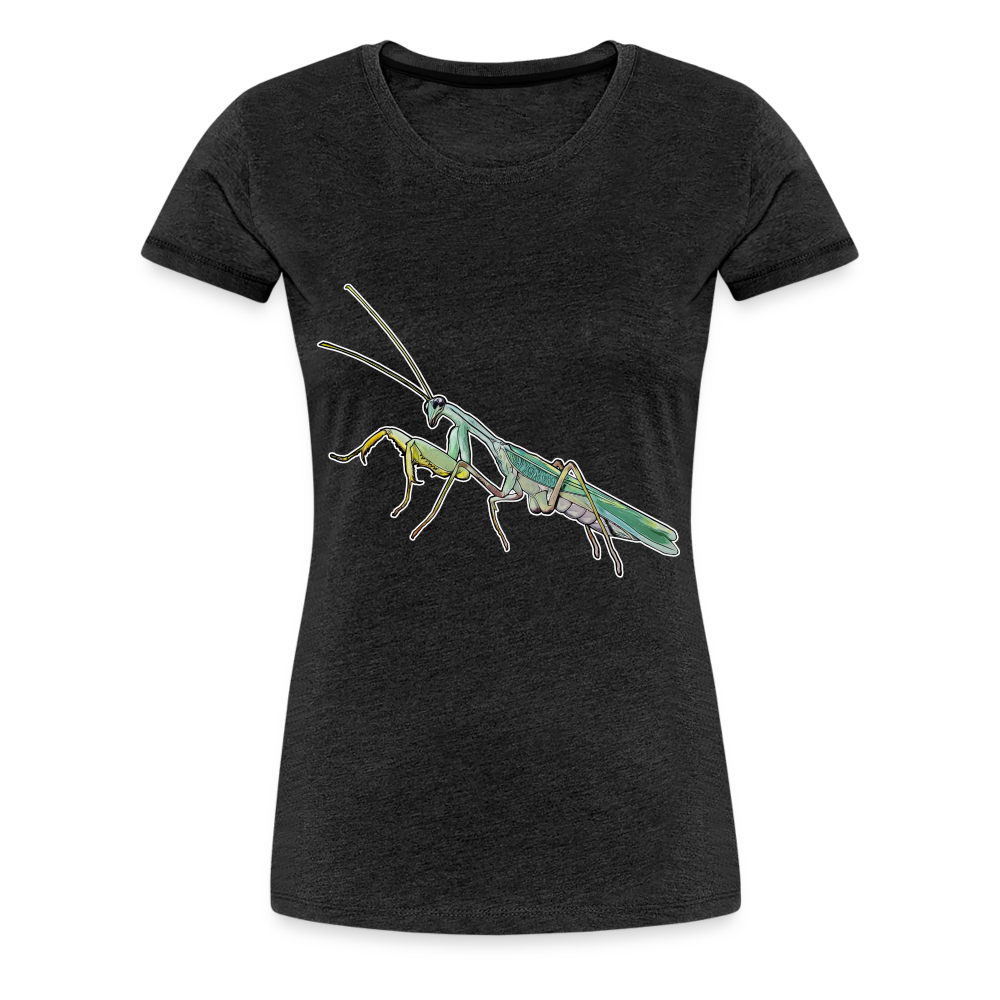 Frauen Basic T-Shirt Sphodromantis lineola male - Anthrazit