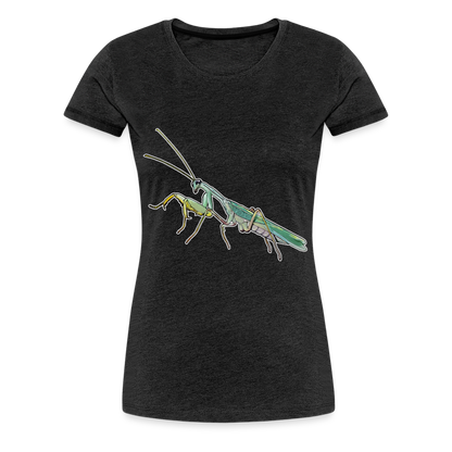 Frauen Basic T-Shirt Sphodromantis lineola male - Anthrazit
