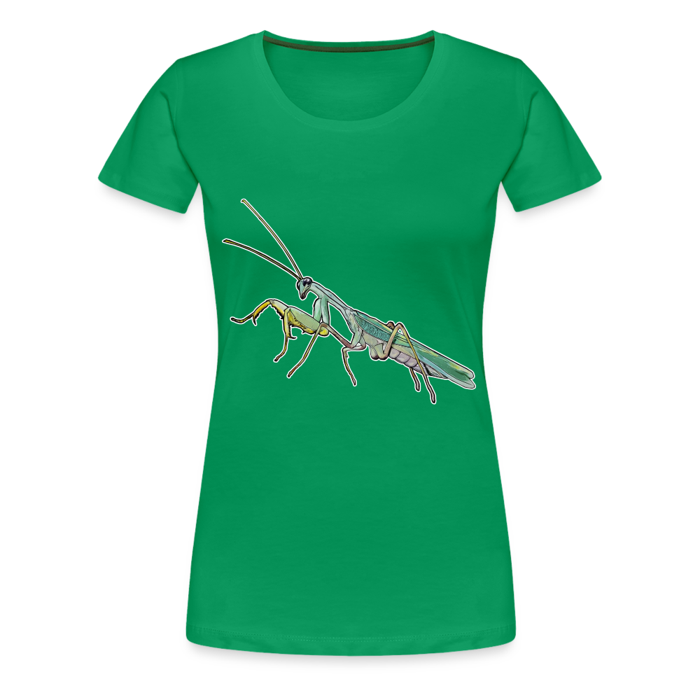 Frauen Basic T-Shirt Sphodromantis lineola male - Kelly Green