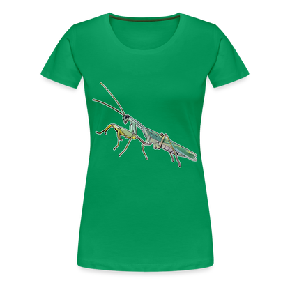 Frauen Basic T-Shirt Sphodromantis lineola male - Kelly Green